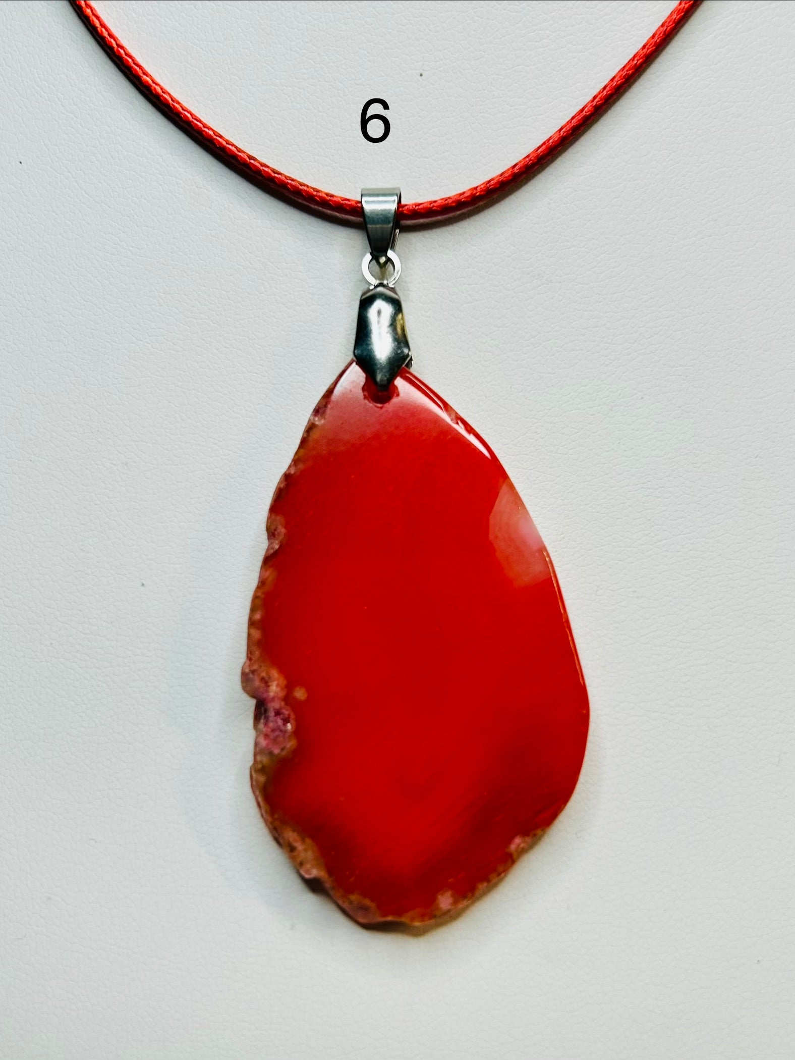 Collar de piedra natural en cordon combinado.