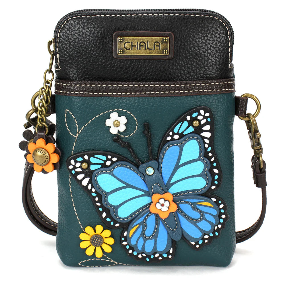 Cartera estilo Crossbody - Mariposa Azul