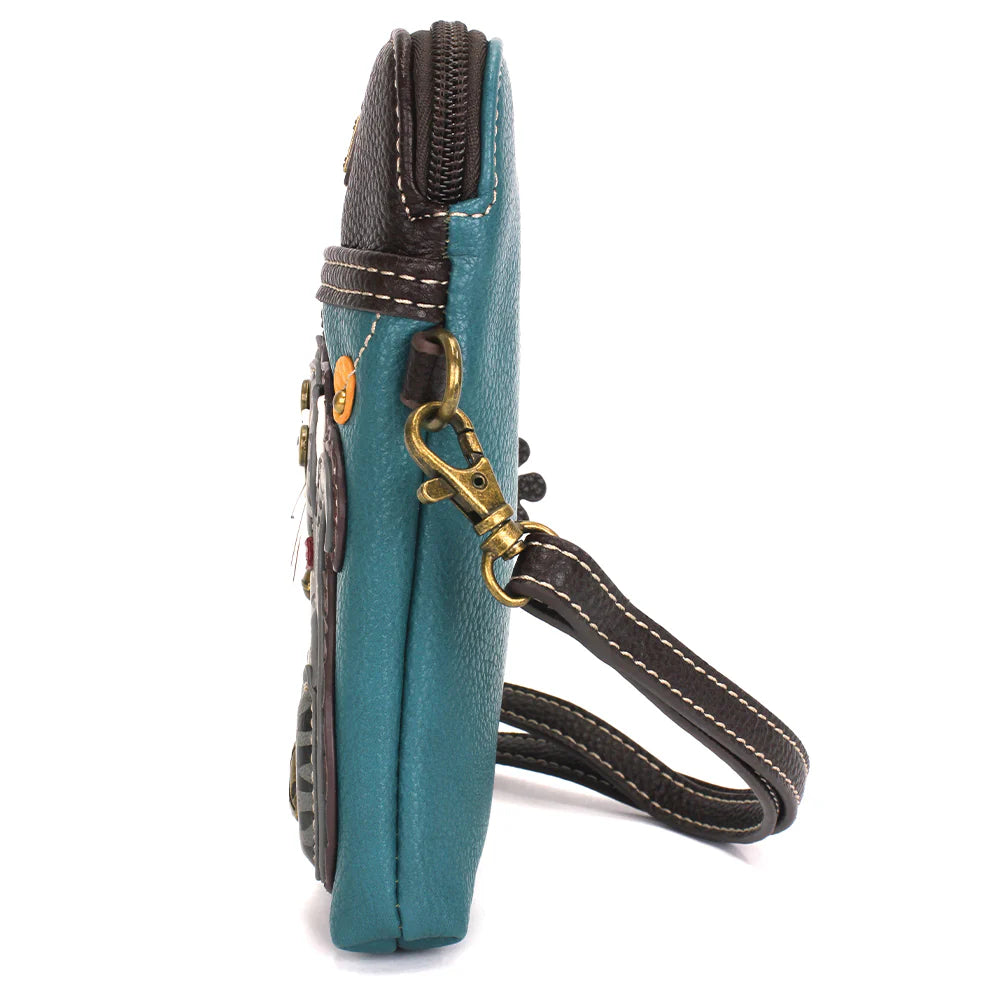 Cartera estilo Crossbody - Gato atigrado gris