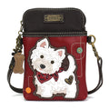 Cartera estilo Crossbody - Terrier Blanco
