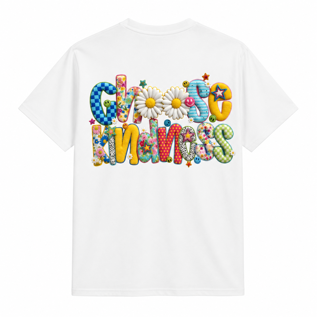 T-Shirt Impresa a estilo 3D "Choose Kindness"
