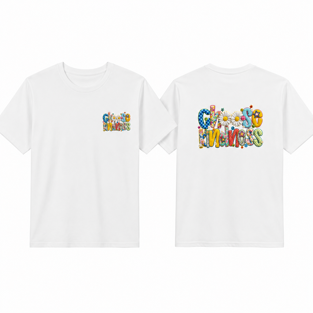 T-Shirt Impresa a estilo 3D "Choose Kindness"