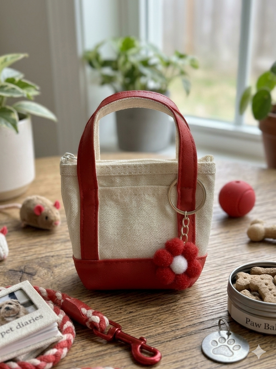 Mini cartera para mascotas