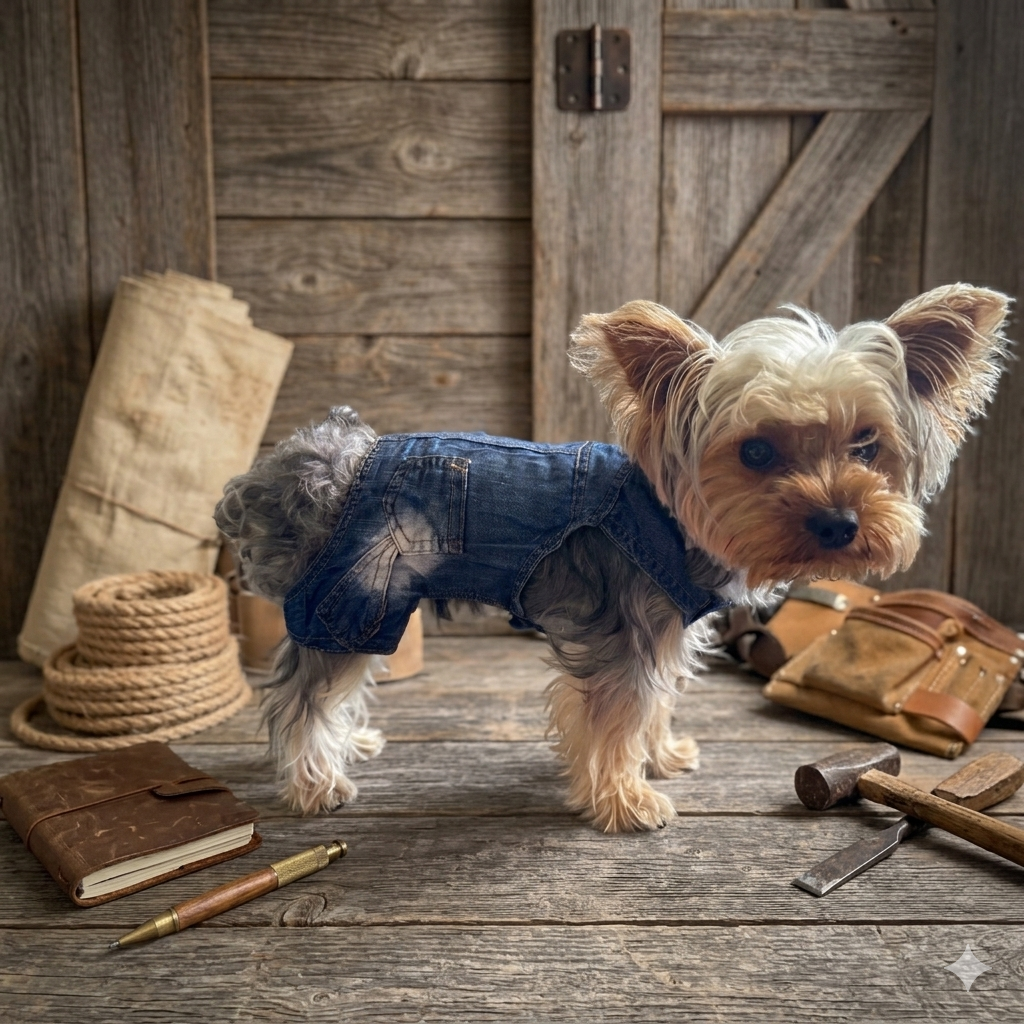 Overall de Mezclilla para Mascota