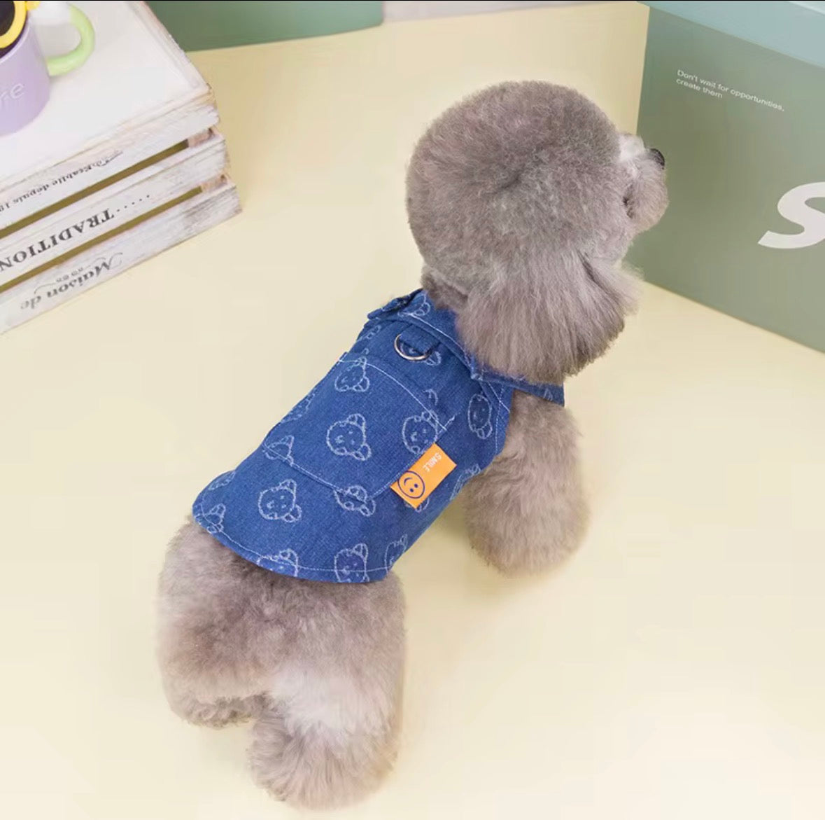 Camisa de mezclilla para mascota