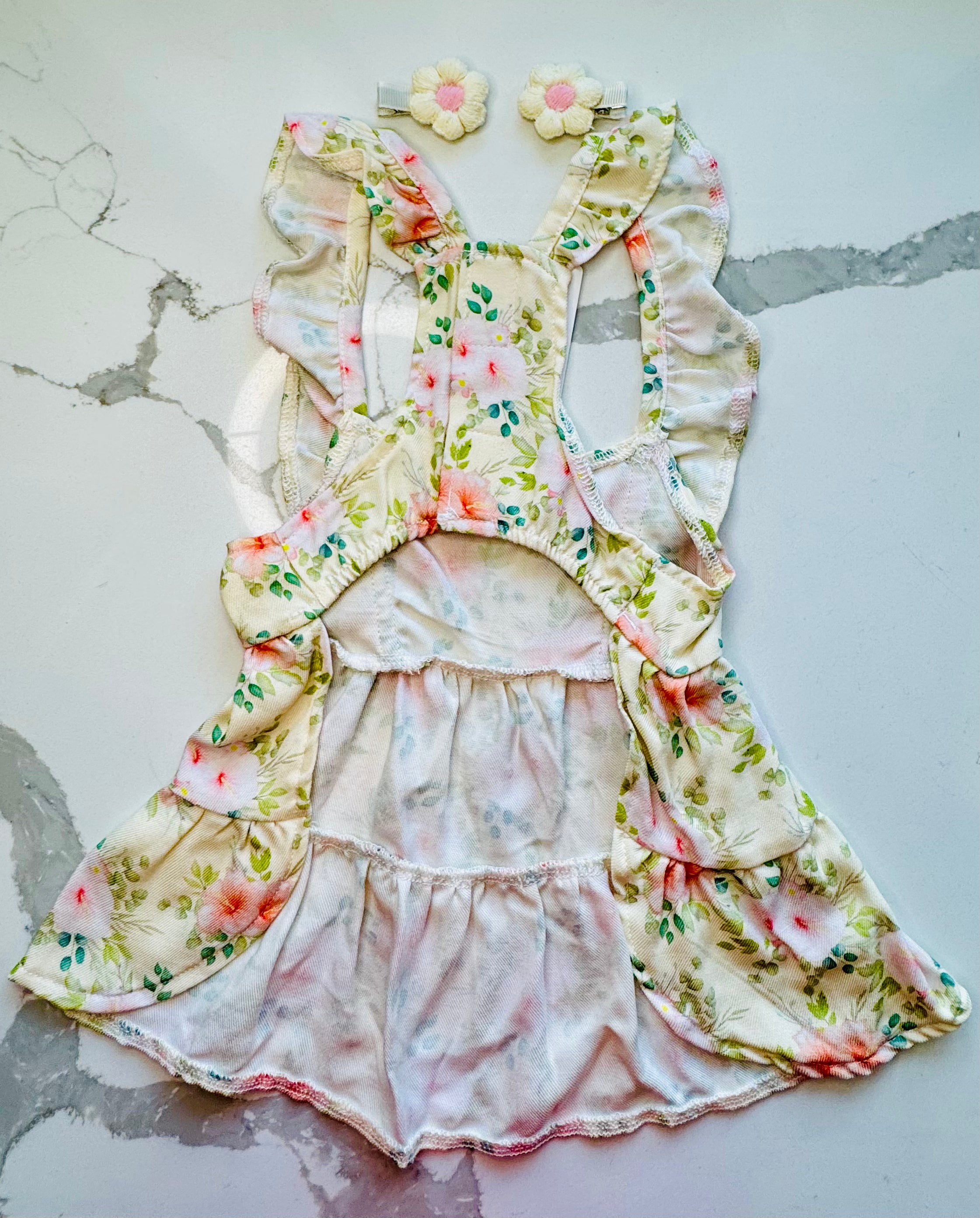 Vestido floral para mascota talla S