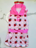 Vestido deportivo para mascota + hebillitas para el pelo