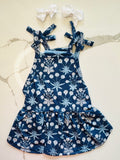 Vestido para mascota + lazitos para el pelo
