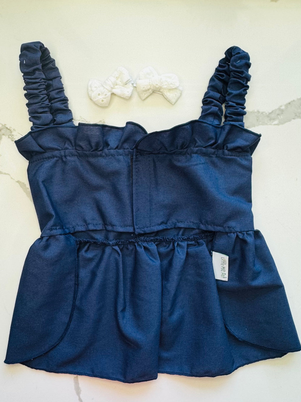 Vestido para mascota talla S + Lazitos para el pelo