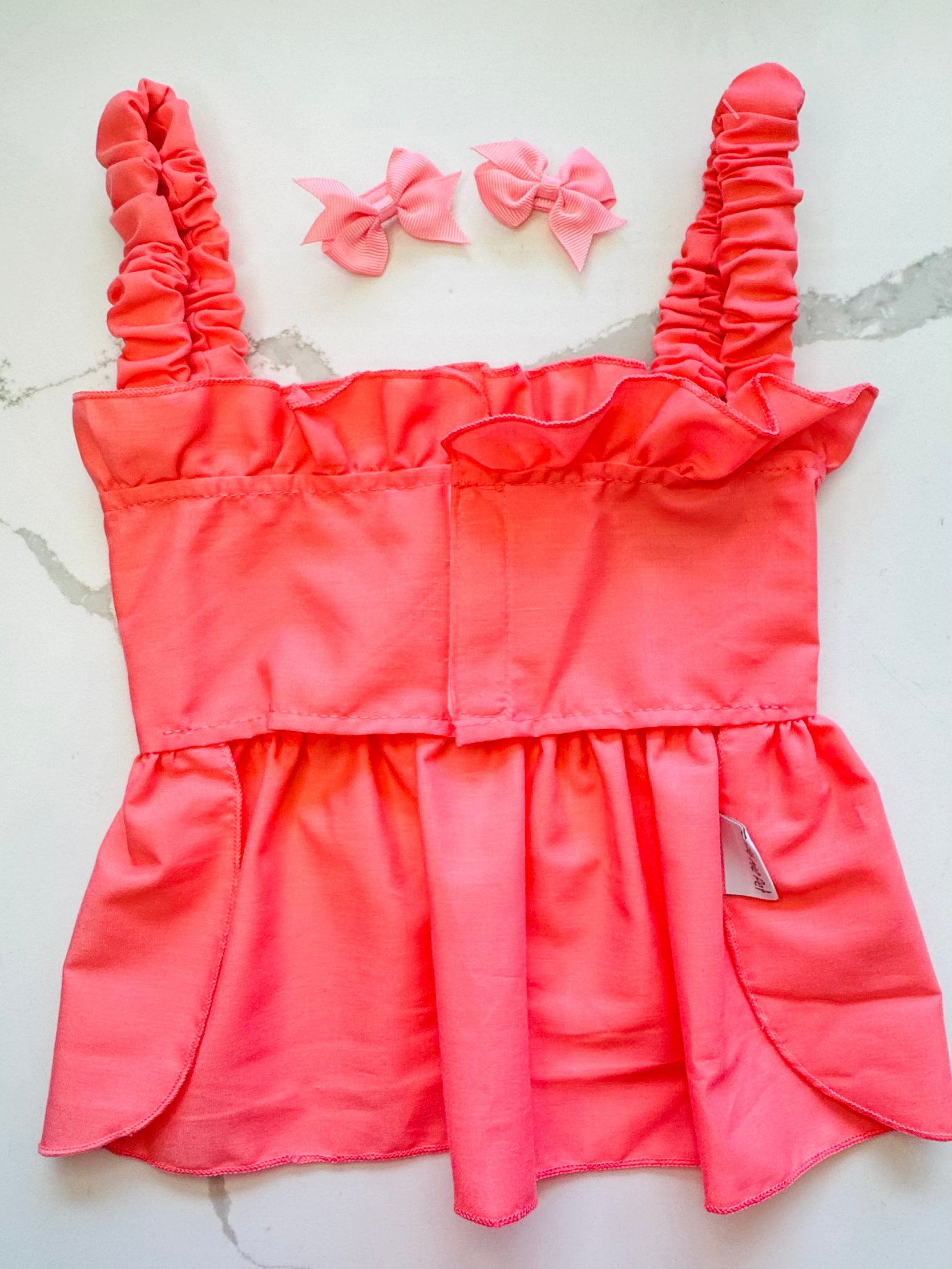 Vestido para mascota talla S + Lazitos para el pelo