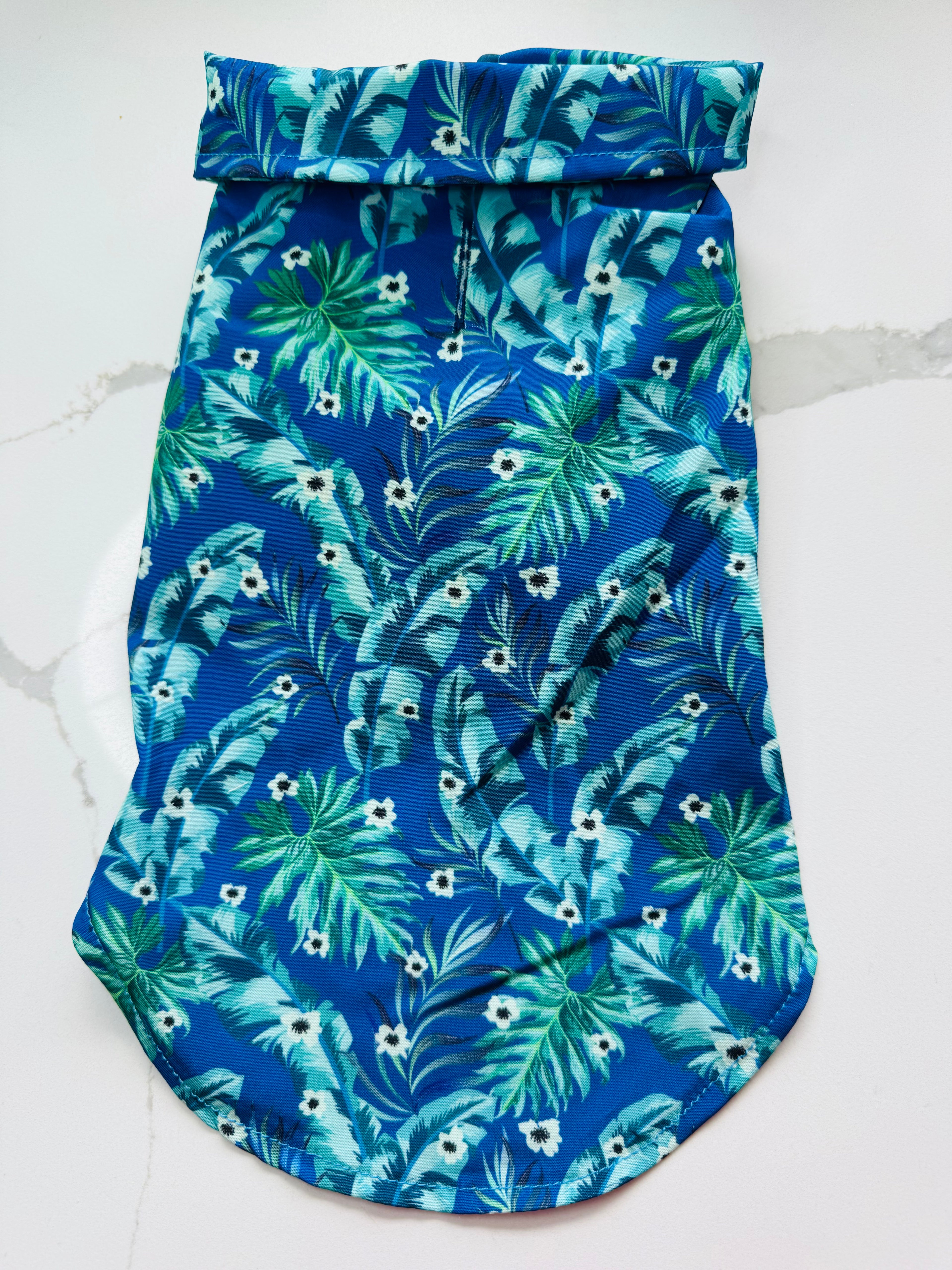 Camisa para mascota estilo hawaiana