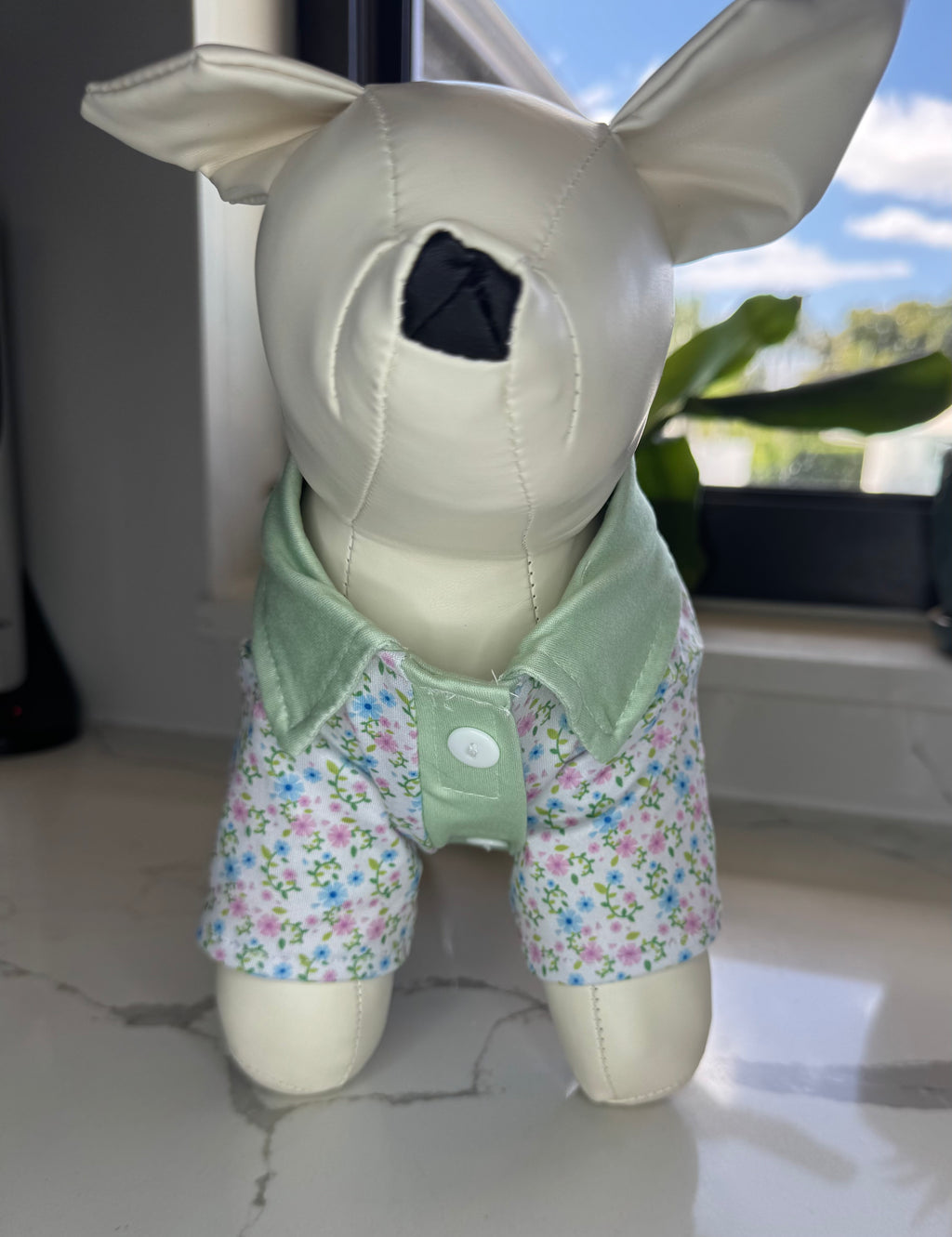 Camisa floral para mascotas