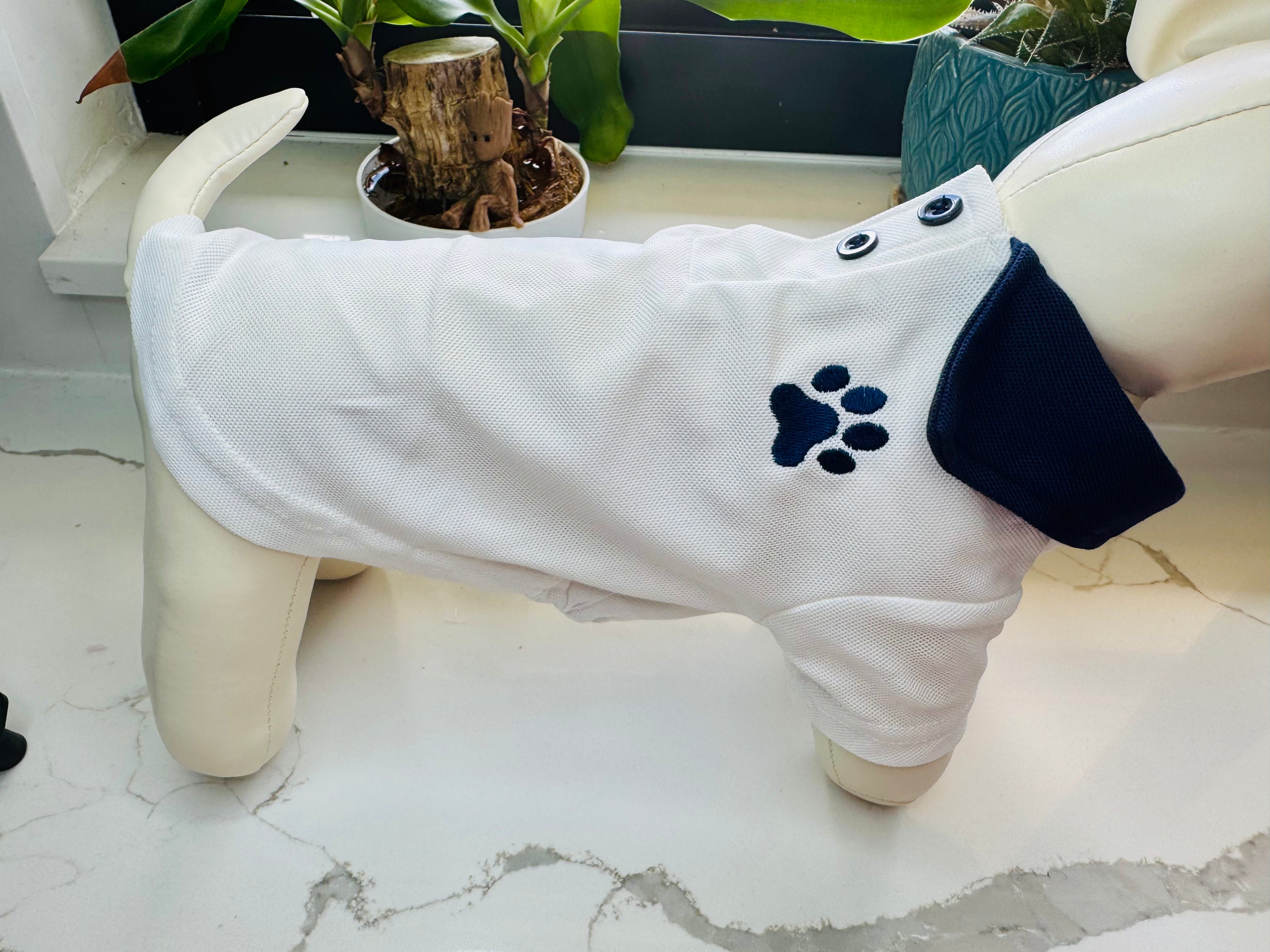 Camisa estilo polo para mascota