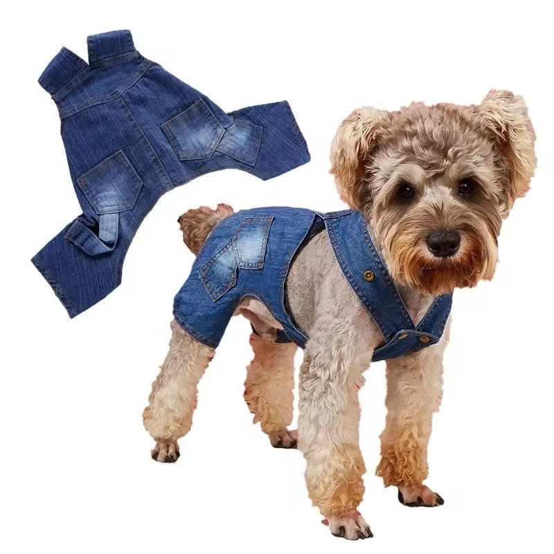 Overall de Mezclilla para Mascota