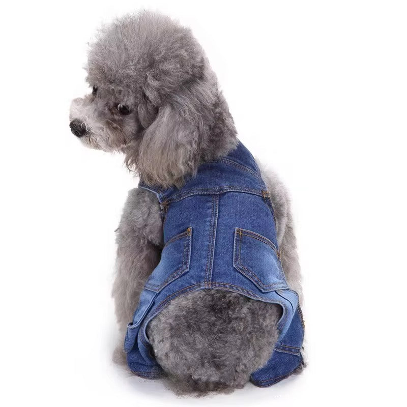 Overall de Mezclilla para Mascota