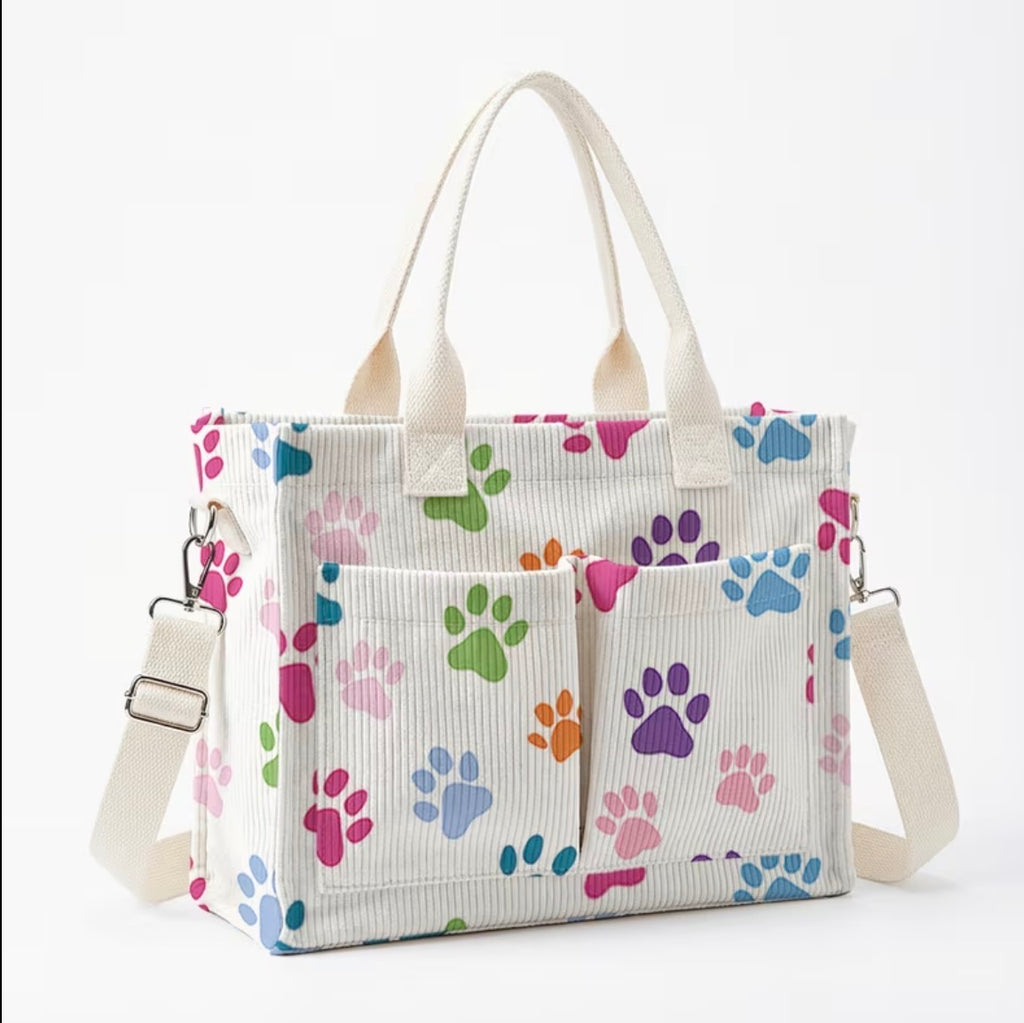 Tote Bag con huellitas.